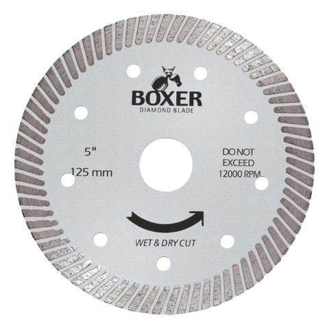 AUSTSAW/BOXER 125MM ( 5IN) DIAMOND BLADE 22.2MM BORE ULTRA THIN